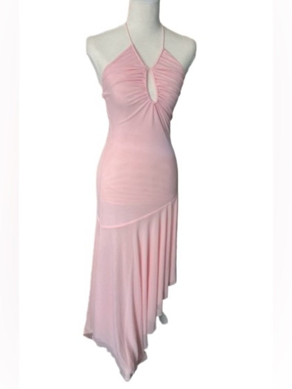 NWT Pink Fairy Sheer Pepper Mayo Whirlwind Dress Halter Ballerina Small New